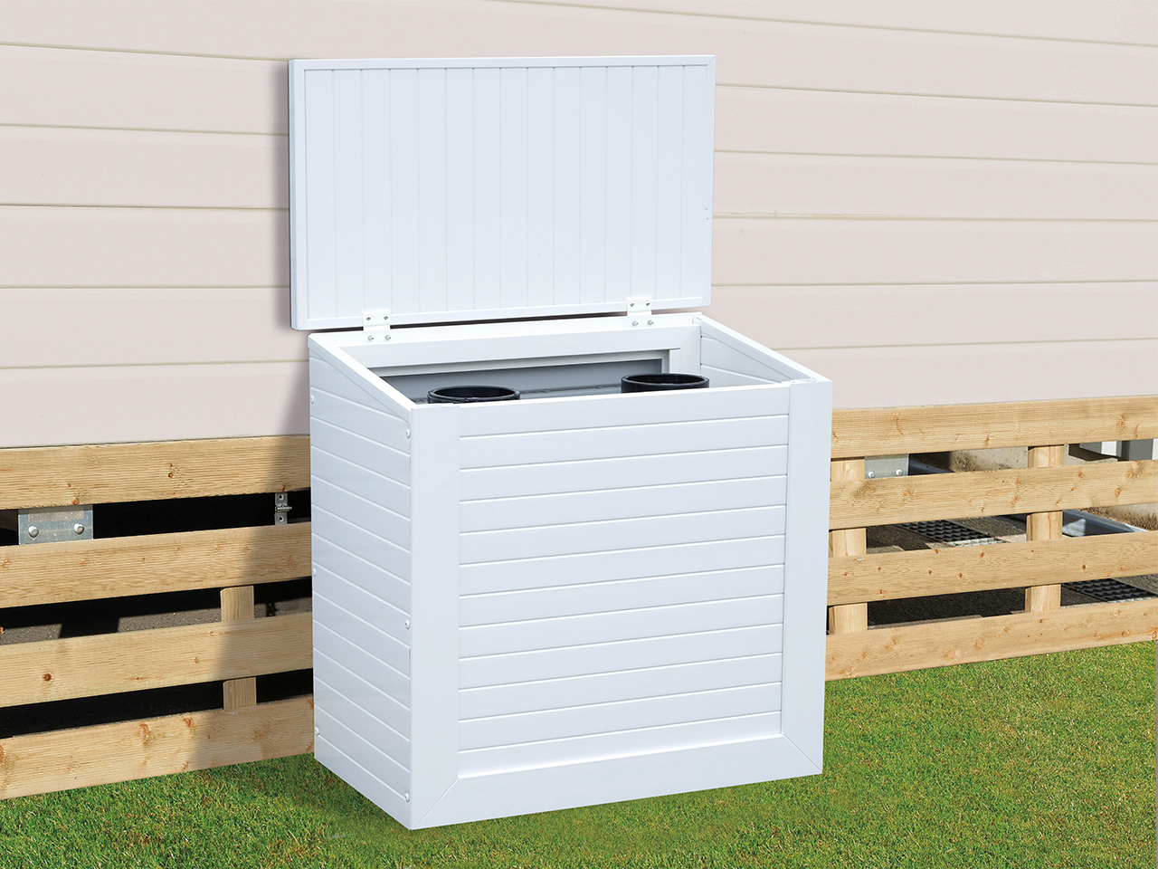 Coffre cache Gaz PVC | Clairval